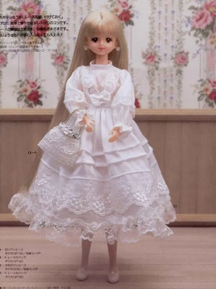 Clothes for Fashionable Dolls Japanese Magazine Sewing Pattern Wardrobe Clothes for Dolls Digital Download PDF