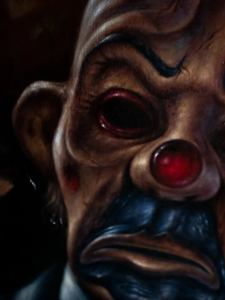 Original oil painting Joker