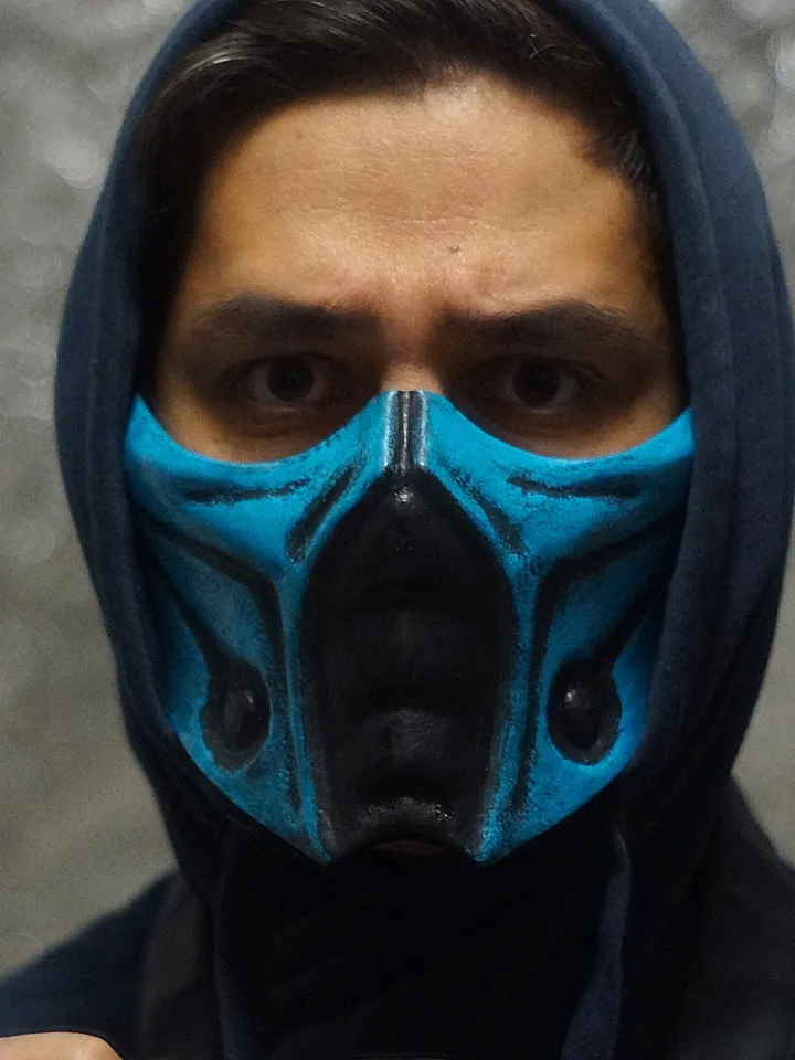 Sub Zero mask from Mortal Kombat Mortal Kombat Subzero Sub Zero mask