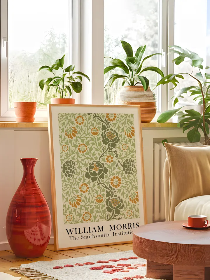 William Morris Wall Art, Vintage Botanical Print, Floral Poster Arts Decor, Digital Download, William Morris Print Digital Download 004