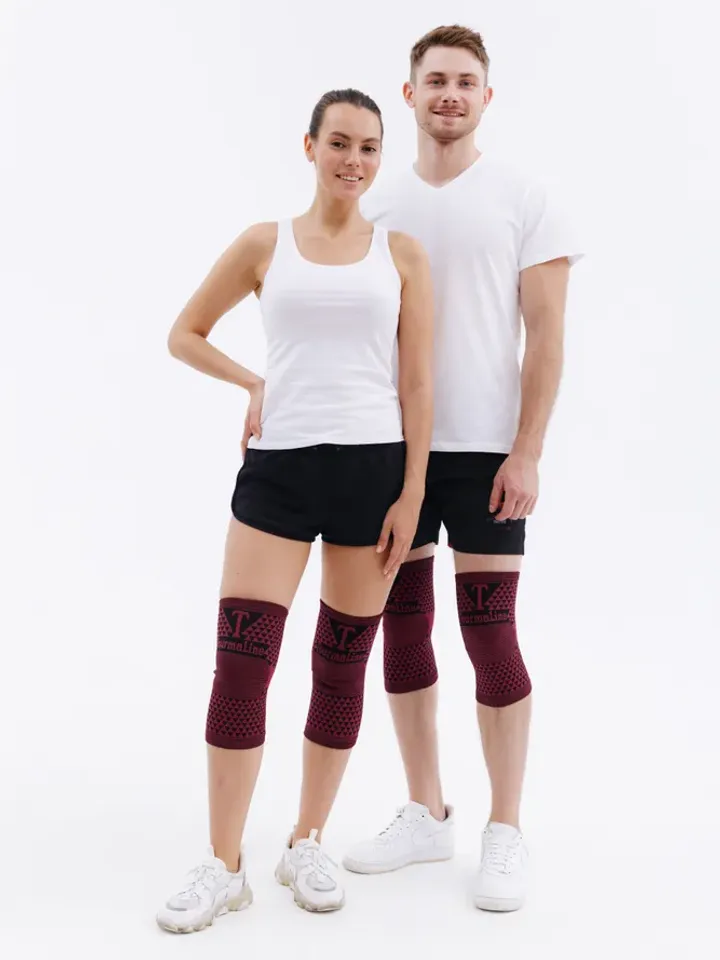 Tourmaline Knee Bandages Warming Support Size Universal 2pcs