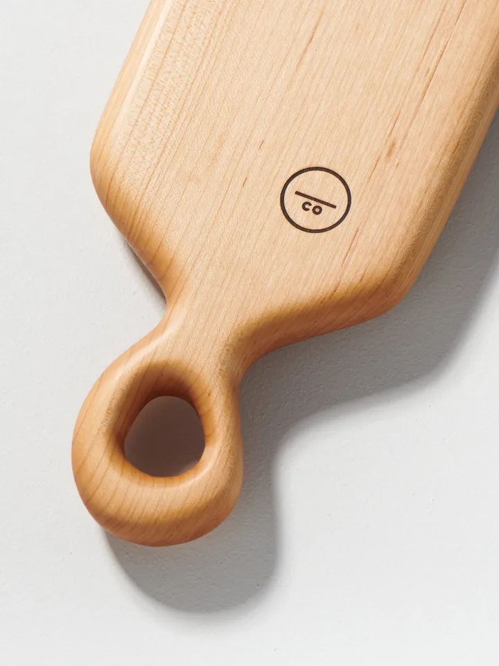 Organic Shaped Double Handle Wood Serving Board - shaped and carved by hand - offered in local Pennsylvania Walnut, Sycamore, Maple