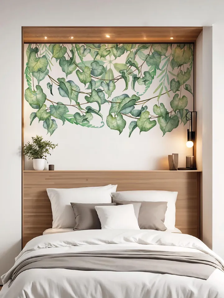 Hanging Greenery Wall Decal Stickers Vines Decor Peel and stick el92