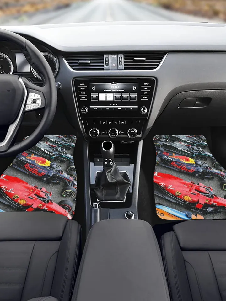 Formula 1 F1 Front Car Floor Mats Set of 2