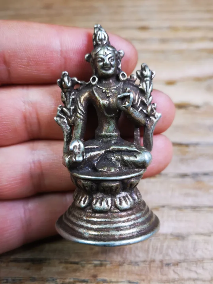 Gandhanra Tibetan Buddhist Statue White Tara