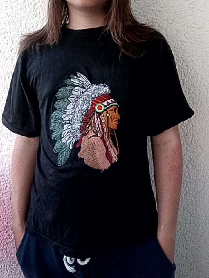 Native American Chief Machine Embroidery Design DIGITAL EMBROIDERY