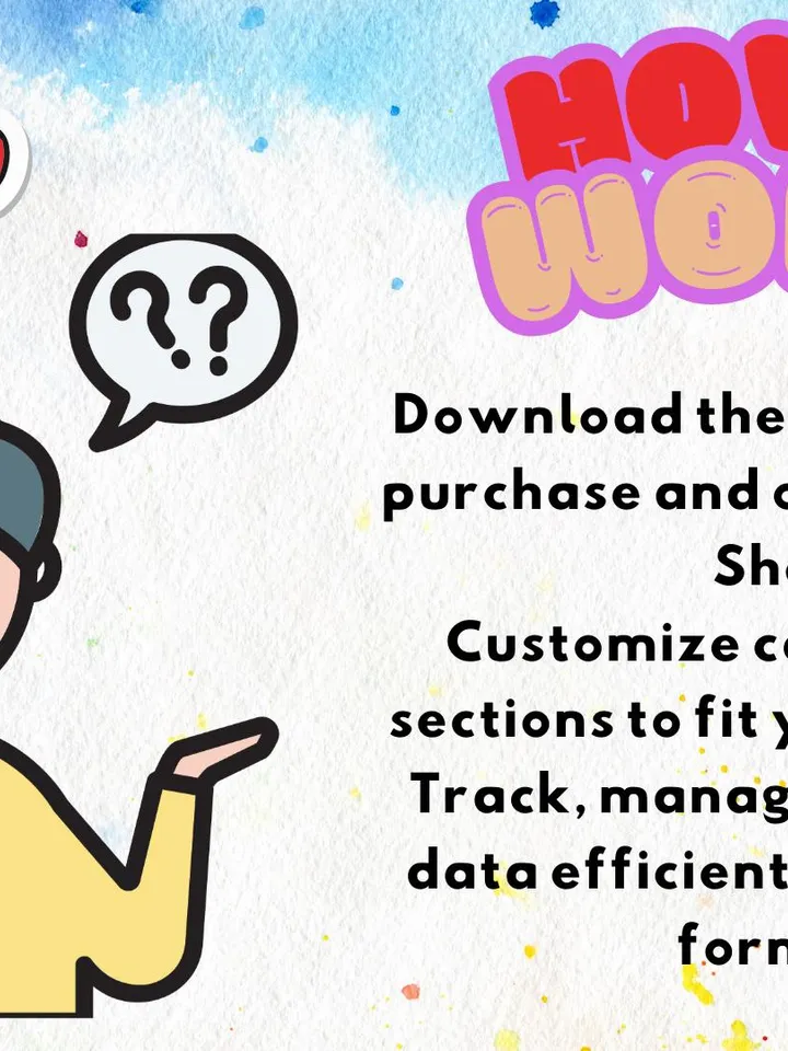 Data Inventory Template, Editable Google Sheets, Digital Download, Easy to Use for Small Business Owners, Freelancers, and Data Managers