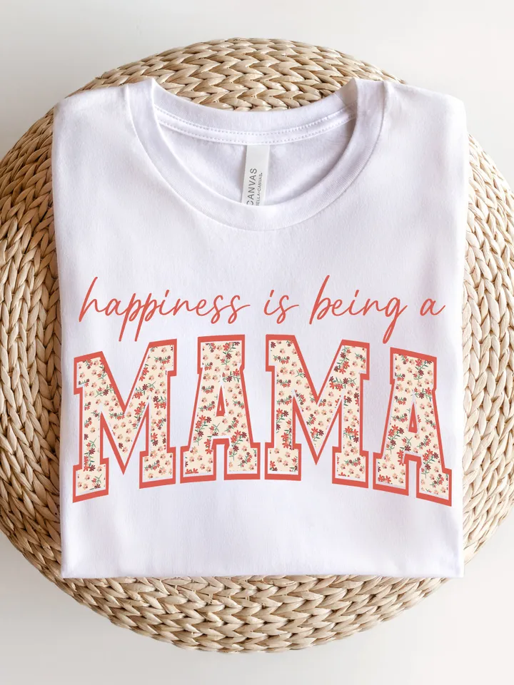 Happiness Being A Mama Png, Floral Mama Png, Mom Sublimation Png, Mama Shirt Design, Mother's Day Png, Sublimation Design