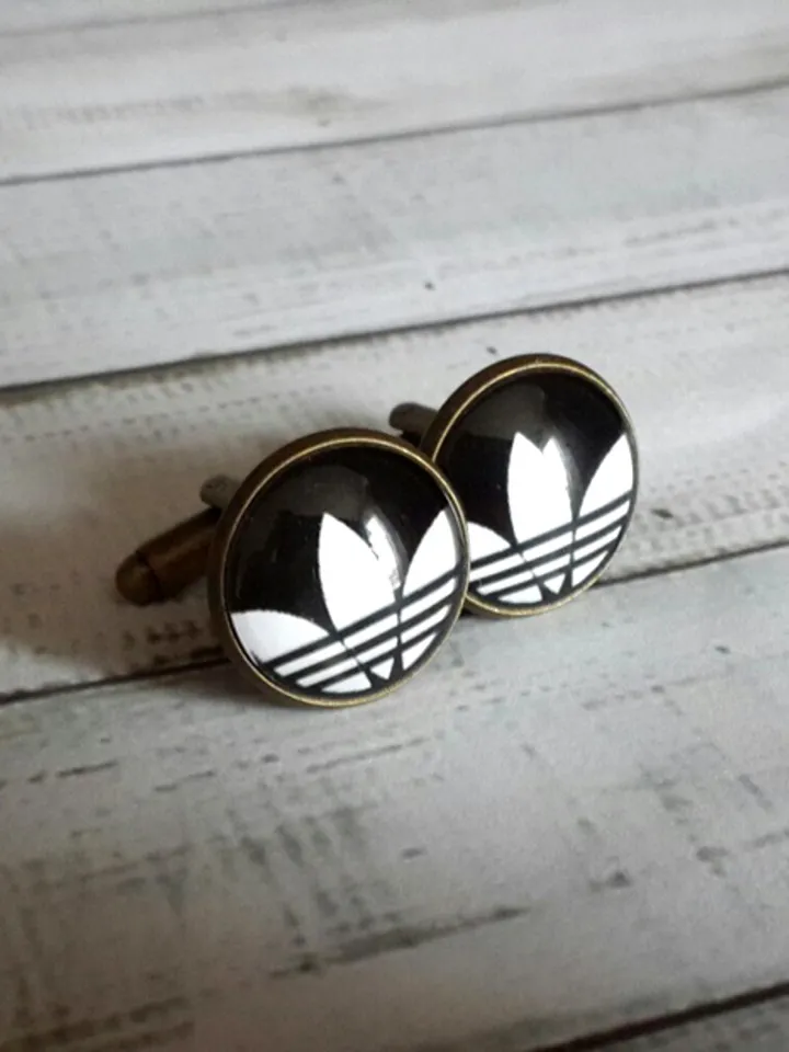 Adidas cufflinks, Adidas Logo, Adidas Gift, Adidas sport Accessories