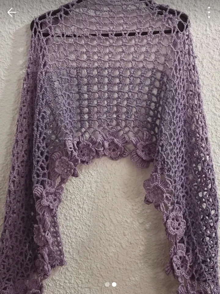 Lilac shawl