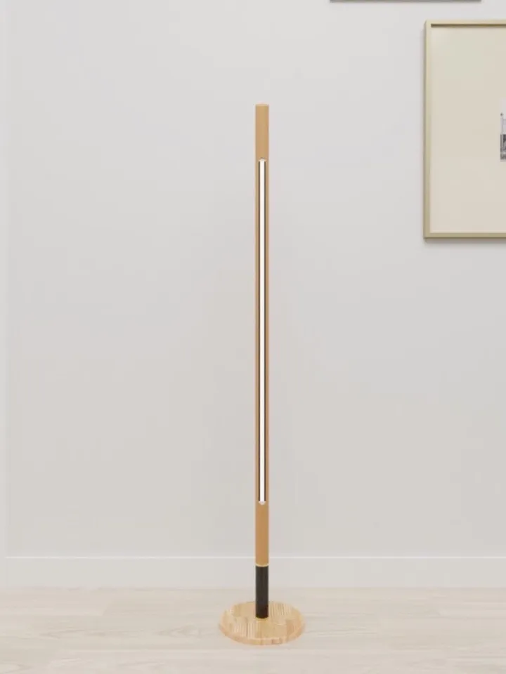 Modern minimalist wooden floor lamp