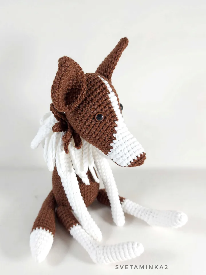 Crochet Border Collie Pattern. Amigurumi Border Collie. Crochet Dog. Amigurumi Dog. Digital Download. PDF.