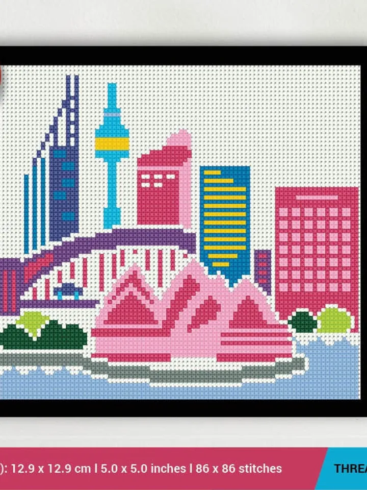 Sydney City Cross stitch pattern | Embroidery Pattern | Instant Download | Embroidery Designs