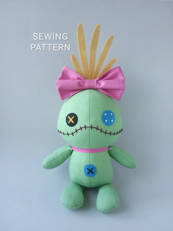 Scrump Doll Sewing Pattern (2 sizes)