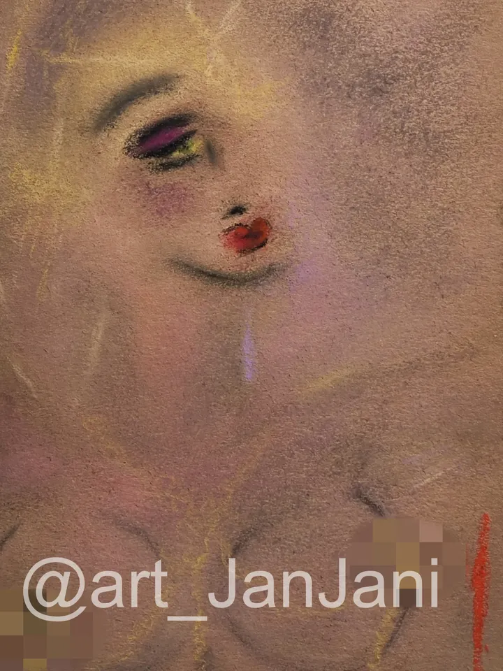 Antique dancer digital file for art print from my original painting