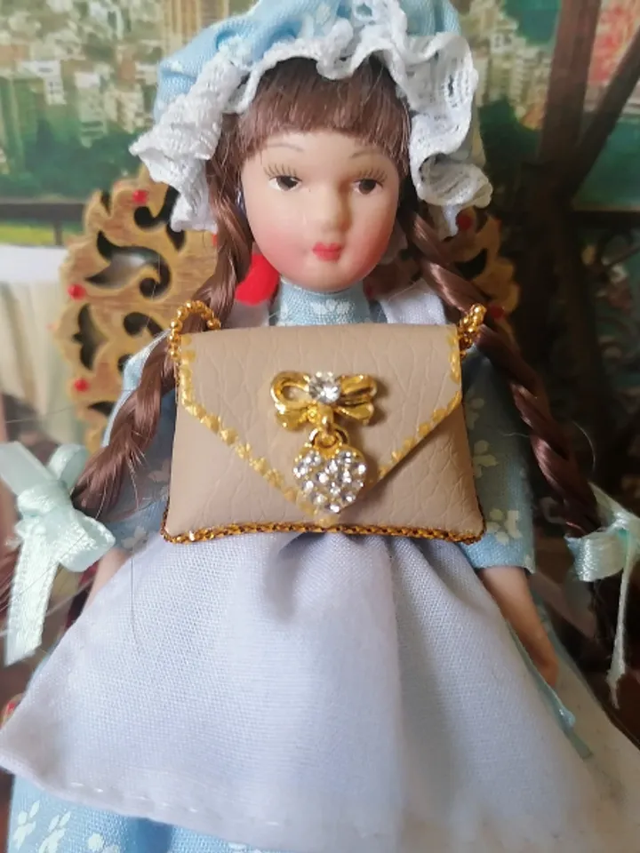 Doll bag. Handmade.1:12 scale.