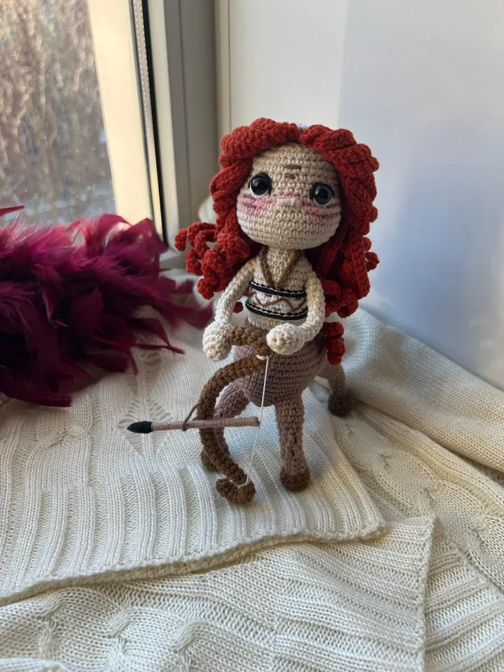 PDF Crochet Sagittarius Pattern, Amigurumi Zodiac Signs pattern Crochet Centaur Pattern Animal pattern Amigurumi doll Pattern Crochet animal