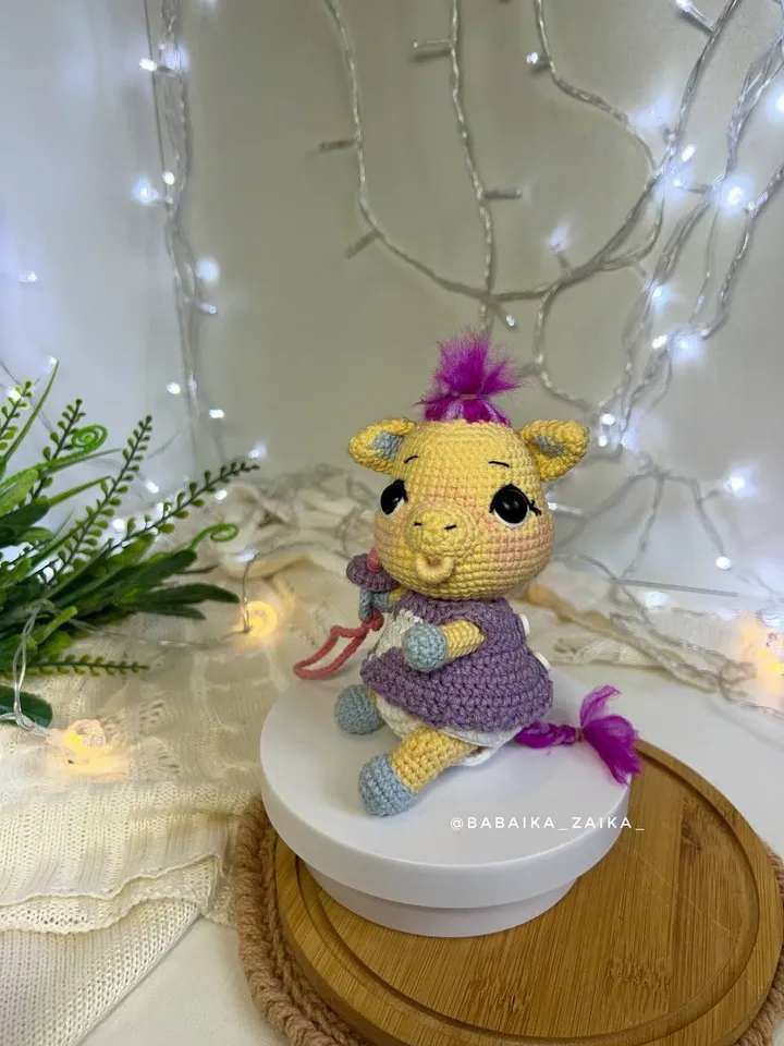 PDF Crochet Pattern My Little Baby Pony, Amigurumi pony pattern, Crochet pony, Cute pony, Animal pattern, Amigurumi animal, Crochet animal