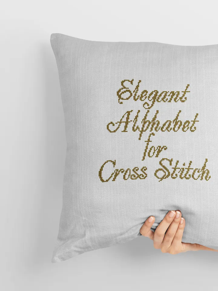 Alphabet cross stitch pattern PDF Calligraphy stitch, Font xstitch chart, Letters cross stitch, Digital download PDF DIY Home decor #A2