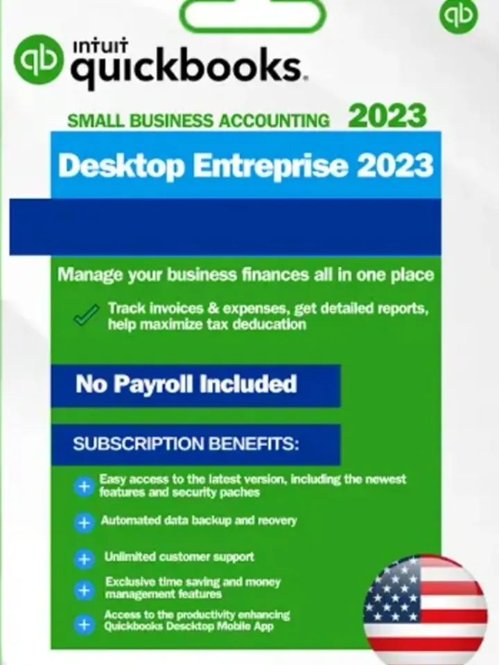 Quickbooks Desktop Enterprise Lifetime key US Edition 2023