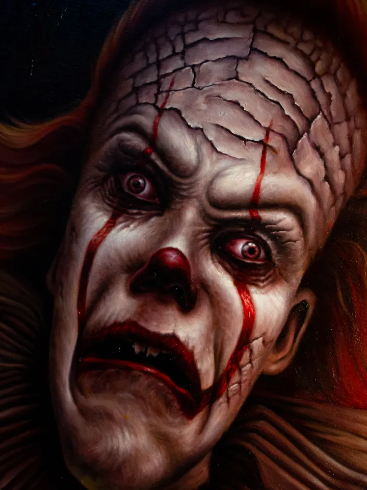 Oil painting Pennywise the Dancing Clown It