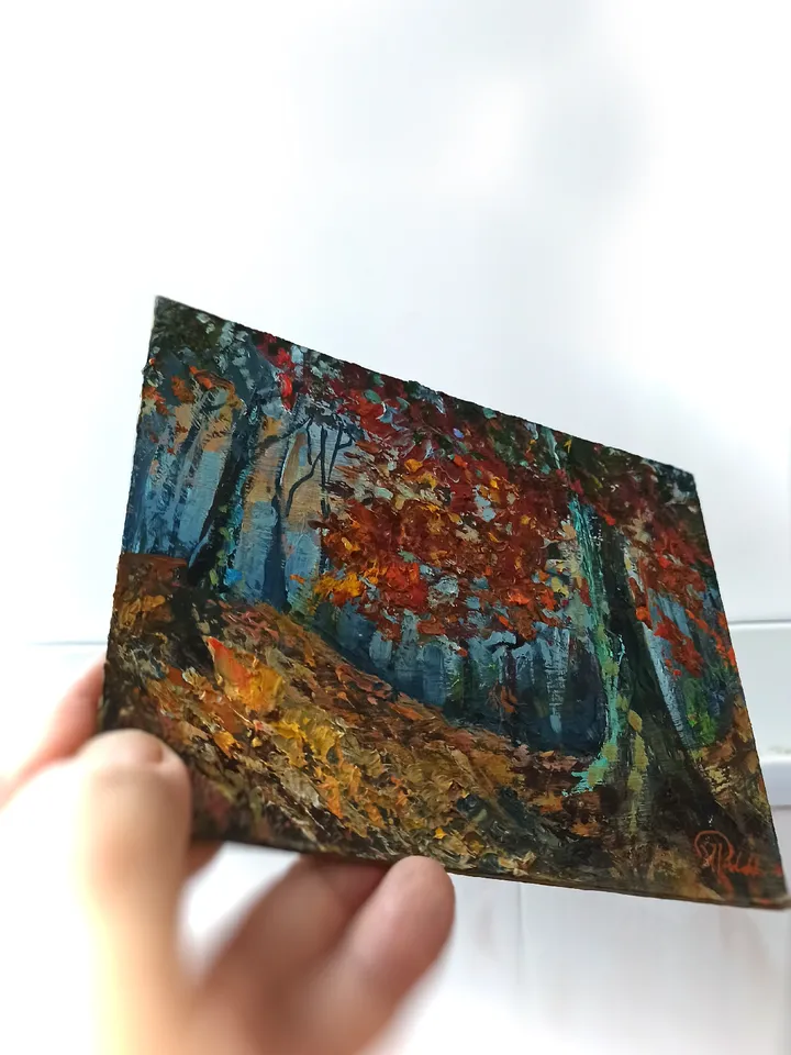 The Enchanted Forest, original signed oil painting