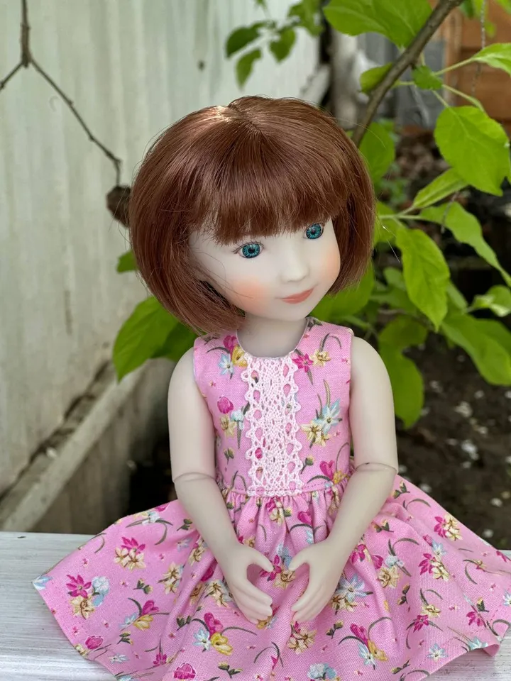 Tiny Charmer dress pattern for Siblies dolls