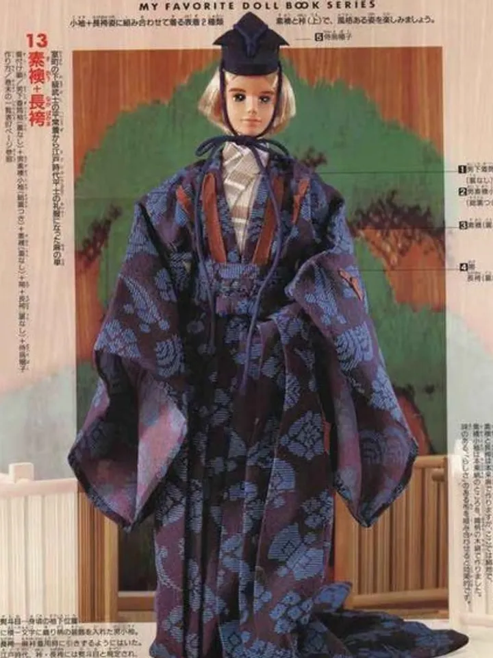 Clothes for Fashionable Dolls Japanese Magazine Sewing Pattern Wardrobe Clothes for Dolls Digital Download PDF