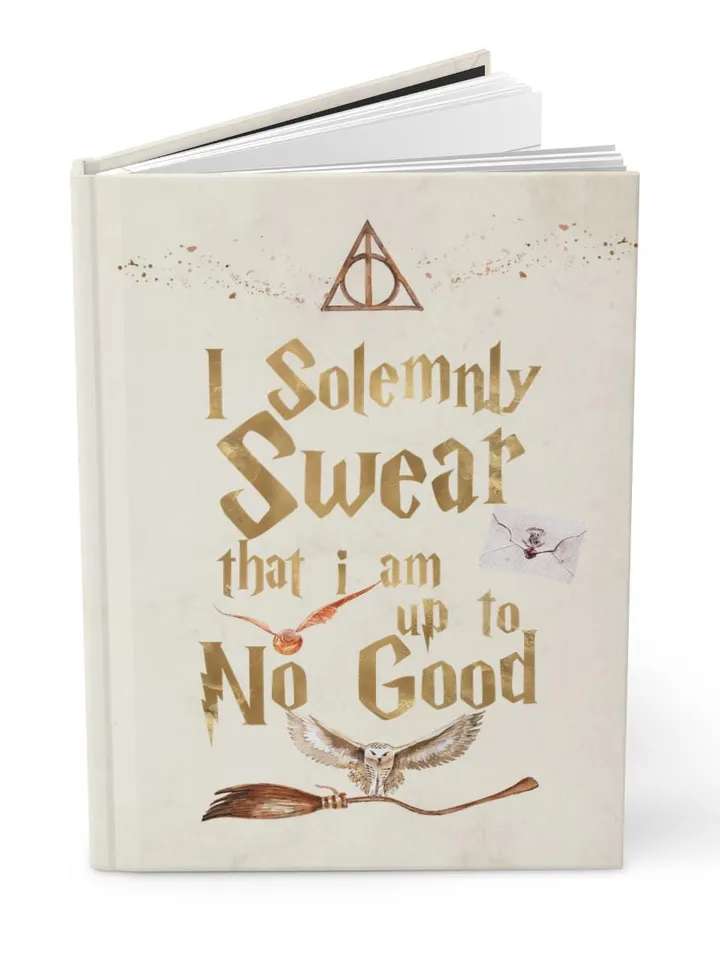Wizarding World Hardcover Journal, Magic Notebook, Spell Book, Fantasy Diary, Gift, Magic gift Matte Journal