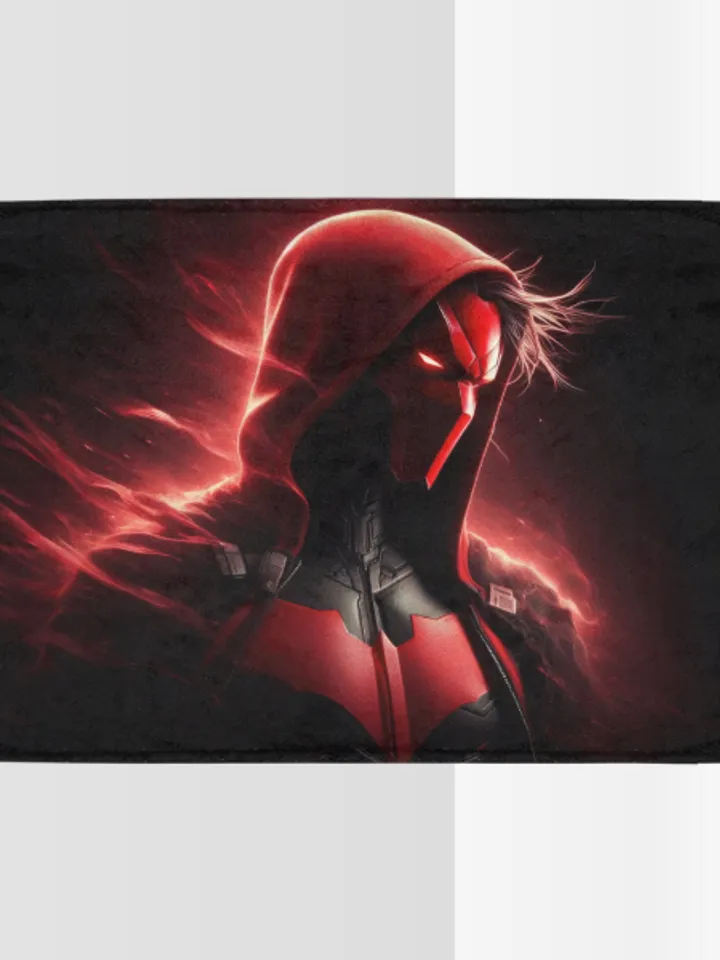 Red Hood Blanket Lightweight Soft Microfiber Fleece