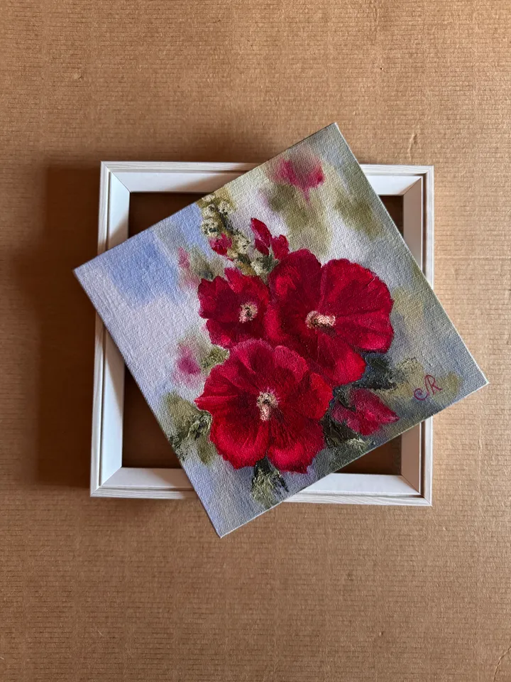 Flowers Original Painting Floral Oil Wall Art