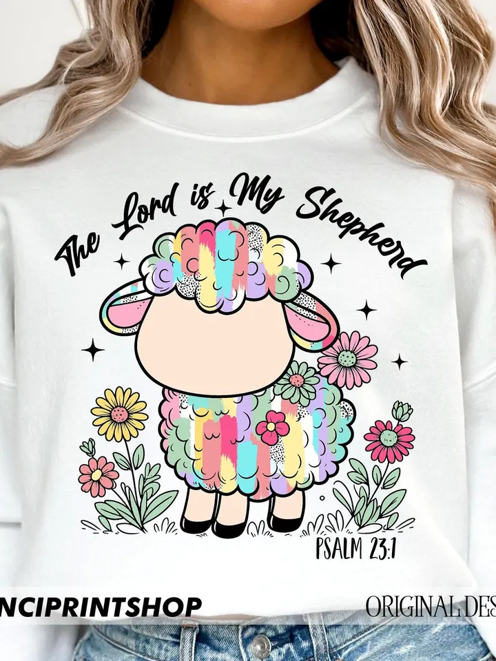 Christian Easter Png, The Lord is my Shepherd Png, Easter png, He is Risen PNG, Lords Prayer Png, Easter Jesus png, Easter Brushstroke