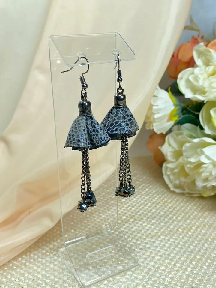 Handmade earrings. Individual design.