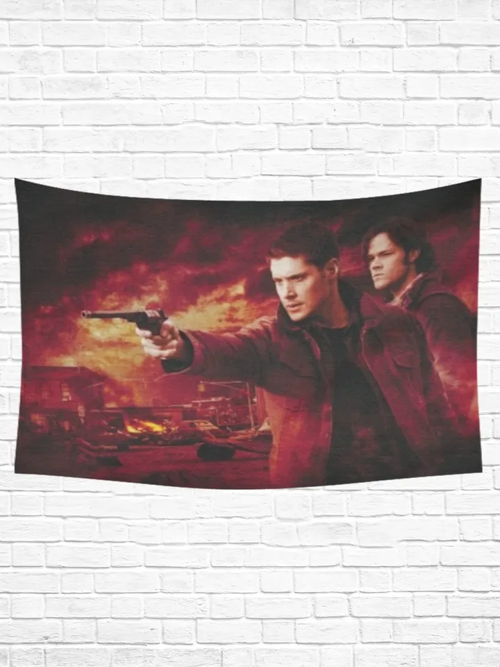 Supernatural Wall Tapestry, Cotton Linen Wall Hanging
