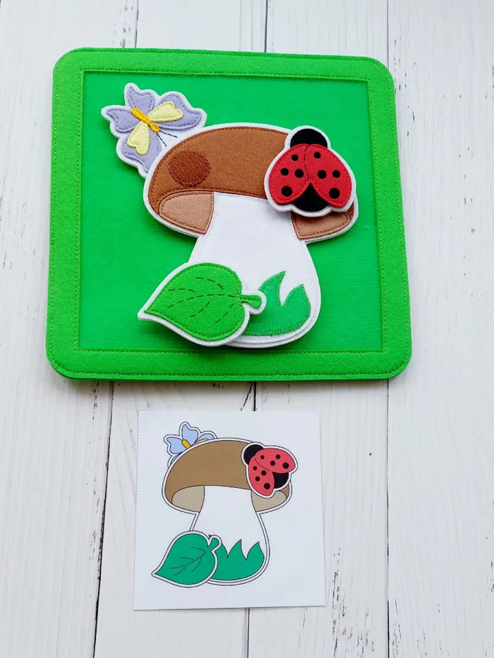 Montessori Material Felt Toys Children Logical Thinking