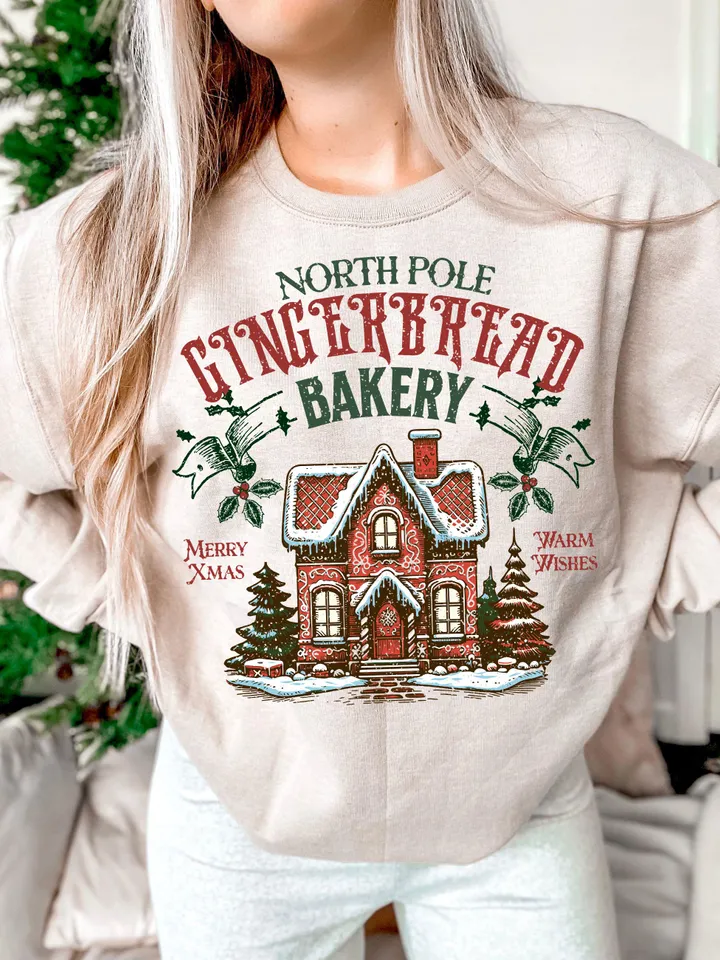 Gingerbread Christmas PNG, Christmas png, Retro Christmas png, Christmas Shirt, Gingerbread Png, Sublimation Designs, Christmas Sublimation