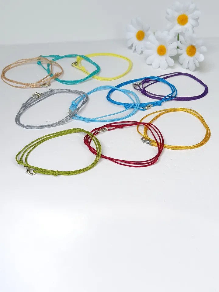 Carabiner Wrap Bracelet Unisex - Handmade Surfer Beach Bracelet - 100% Waterproof - String Rope Bracelet - Gift for Men Her