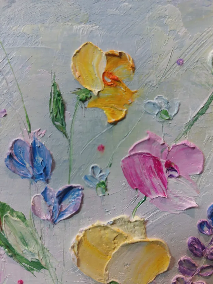 oil painting spring flowers 4x6 inches