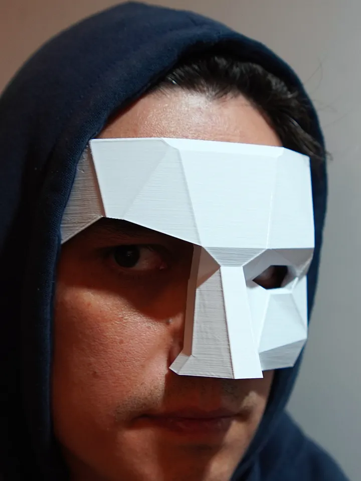 The Phantom of the Opera mask Polygonal The Phantom of the Opera mask