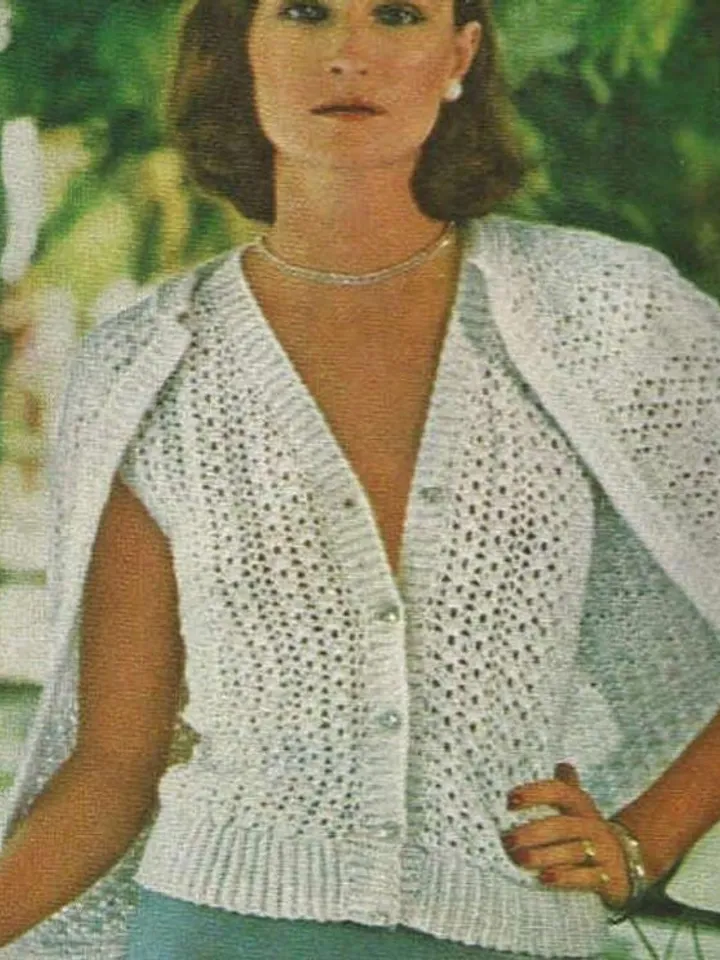 Crochet pattern summer cardigan, crochet pattern top, women set cardigan top crochet pattern instant download