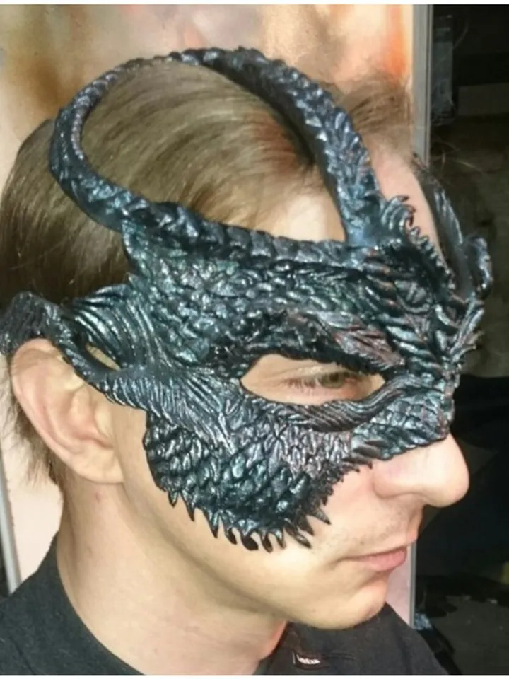 Death eaters mask - Harry Potter cosplay - half-mask - custom made - half mask