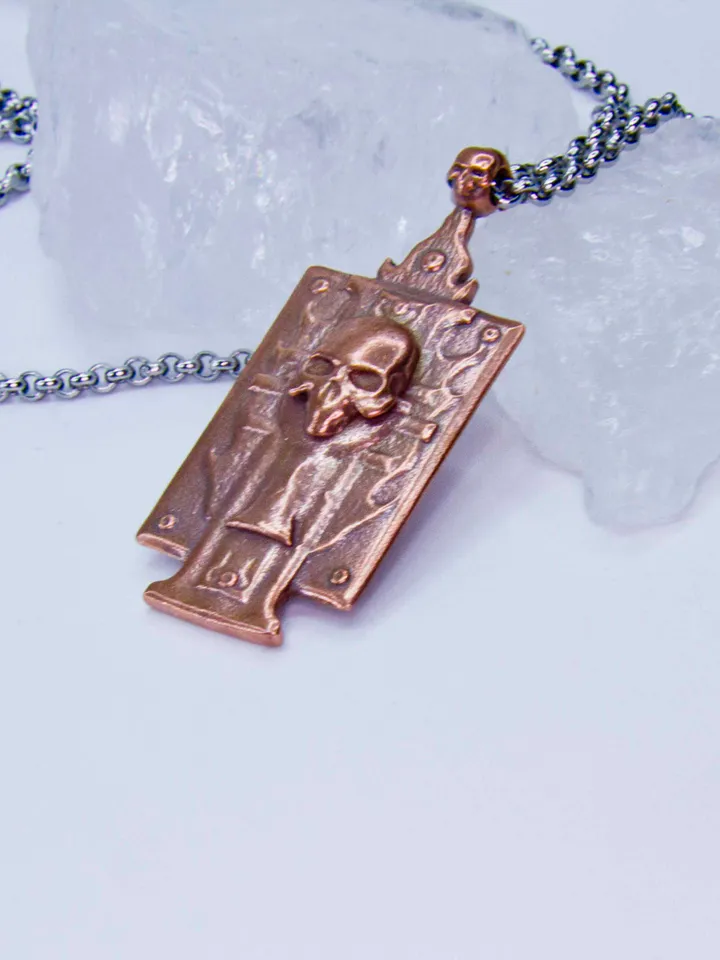 Pure Copper Ordo Hereticus Pendant of the Warhammer 40K Universe