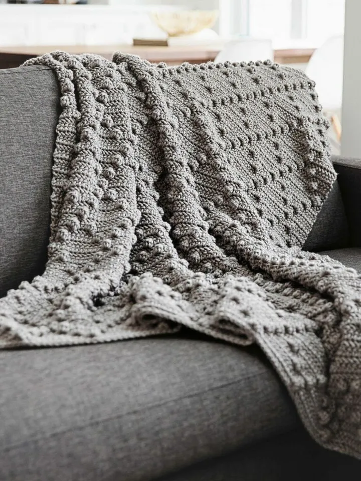 Afghan crochet, Afghan pattern, crochet popcorn Blanket baby Crochet , Crochet baby blanket pattern easy pattern PDF baby