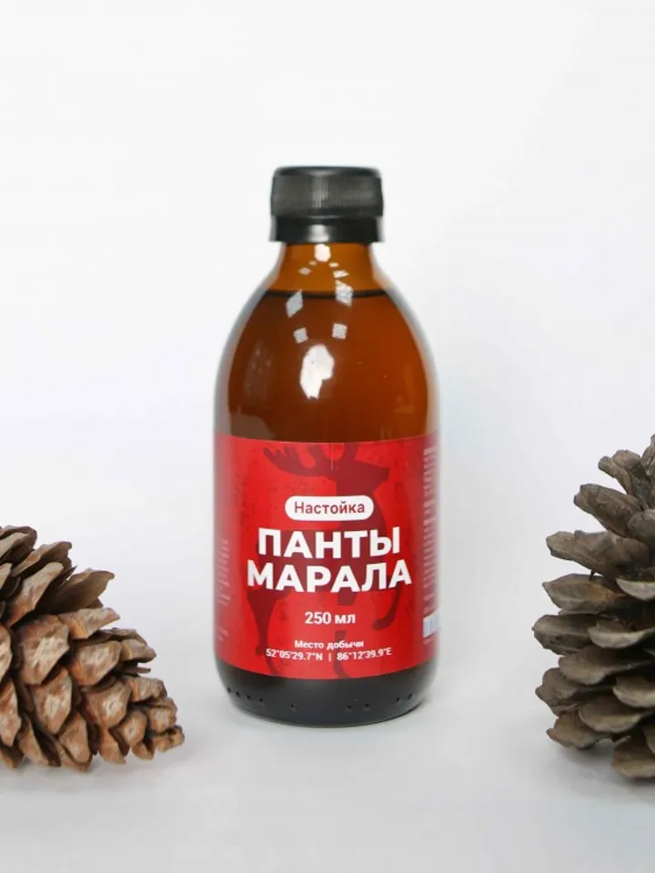 Maral antler tincture 100%, 250 ml