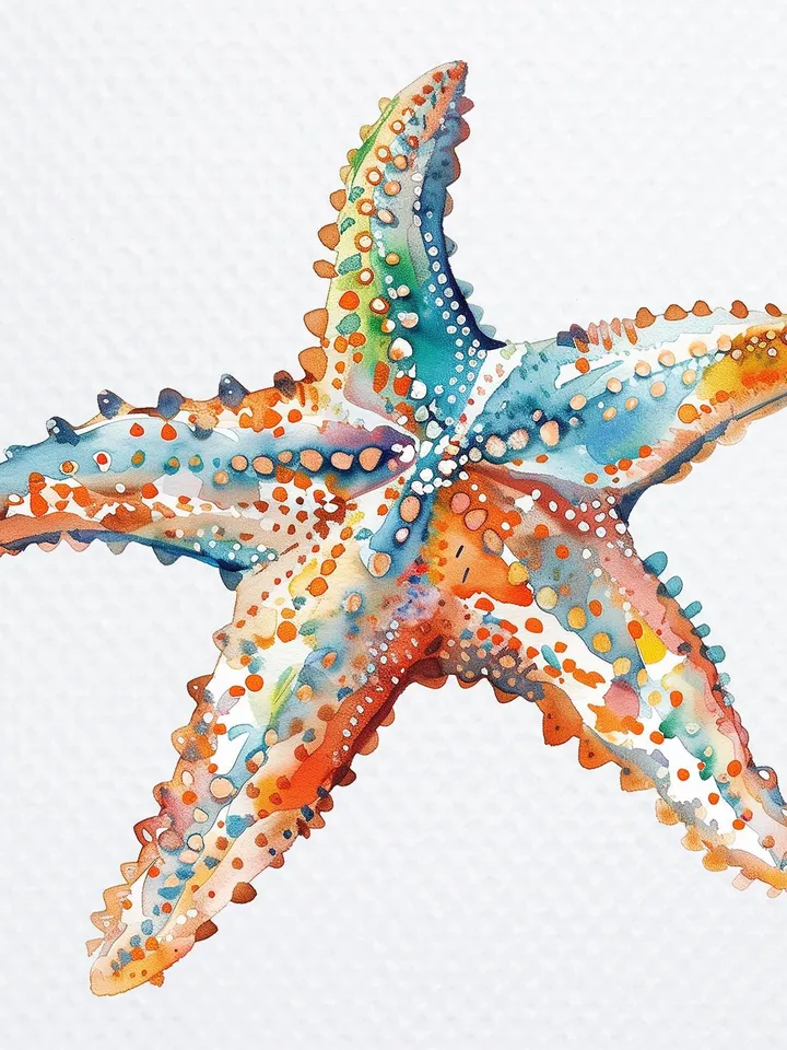 12 Starfish PNG bundle, Printable Watercolor Starfish clipart, sea star Sublimation, sea pack, Digital download, Paper craft, junk journal
