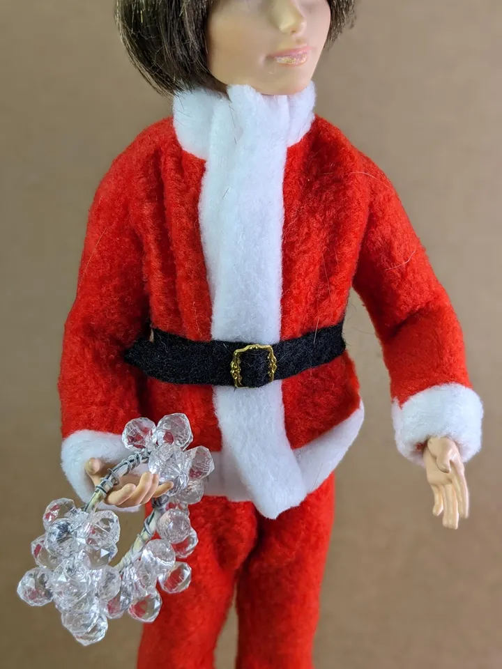 Cosplay Christmas Santa Claus costume for 11 inch fashion male dolls (MH, EAH or BTS)