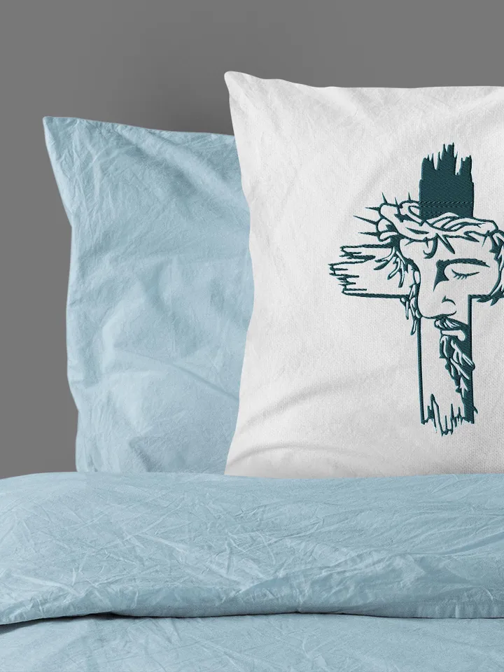 Jesus cross embroidery design Machine embroidery pattern 4 sizes, Religious embroidery files christian cross, Jesus on the cross design #R45