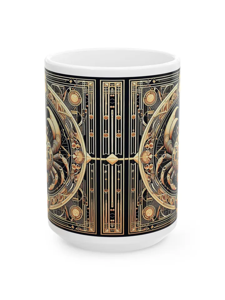 Cancer Zodiac Ceramic Mug, Unique Tea Cup, Gift for Art Lovers, Elegant Home Decor, Holiday Mug, Coffee Cup, Cancer Gift, Astrology Mug,