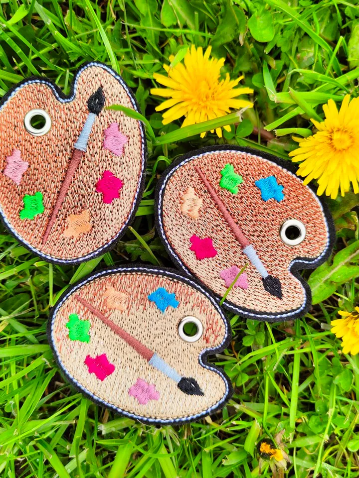 Machine Embroidery Design Artist's Palette