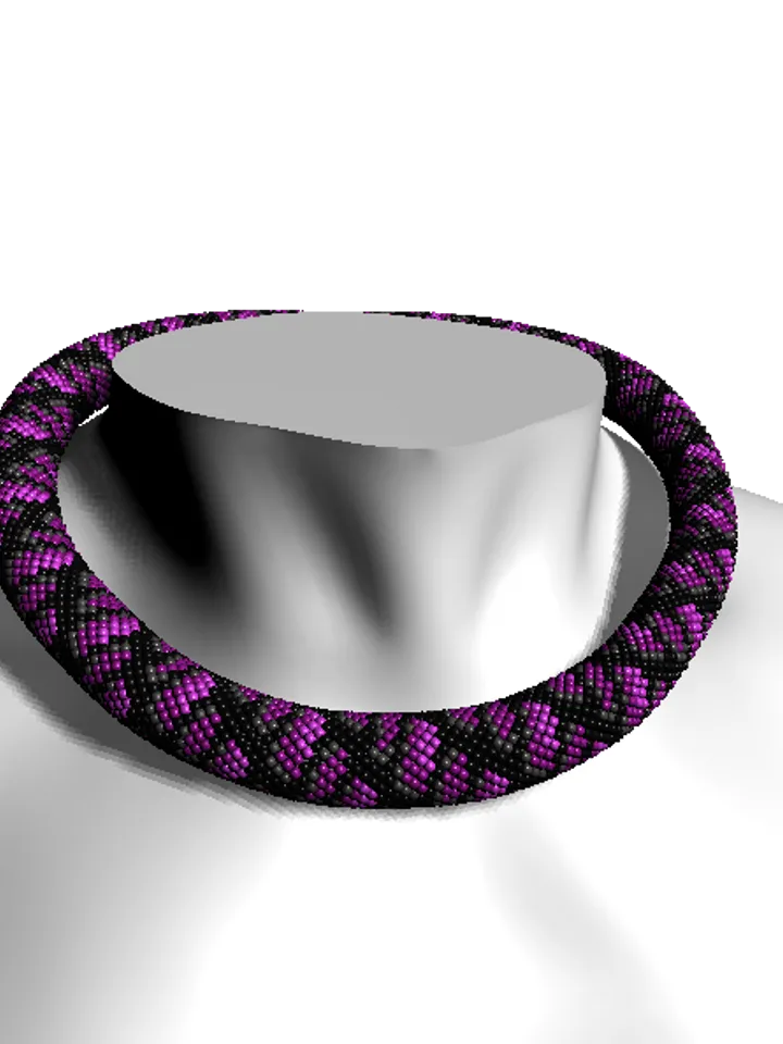 PDF Bead Crochet Pattern , Pattern for Necklace and Bracelet bead crochet